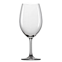 65 Cl Stolzle Lausitz Classic Long Life Bordeaux Red Wine Glass in Glass - Set of 6 Pieces
