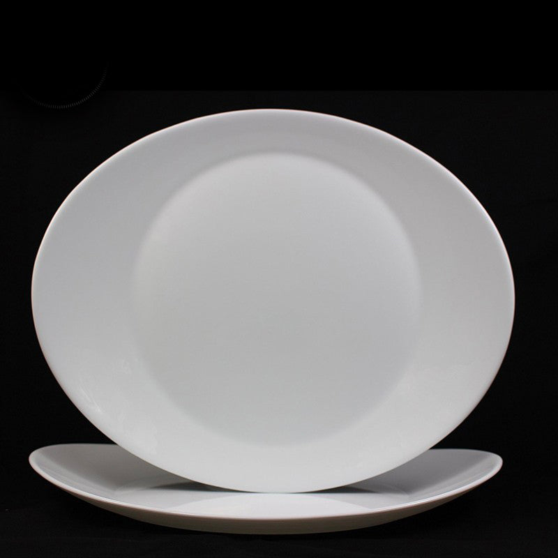 32X26 Cm Bormioli Rocco Prometeo Plato de Bistec en Vidrio Opalino