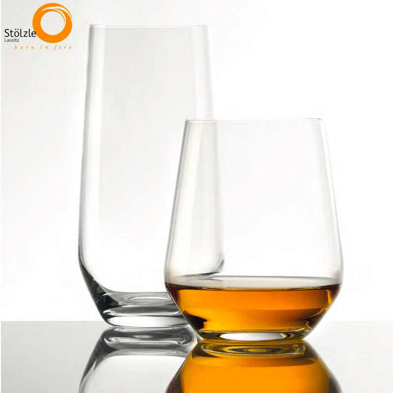 37 Cl Stolzle Lausitz Quatrophil Verre à vin en verre Set de 6 pièces