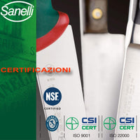 Sanelli Premana Couteau De Cuisine En Acier Inoxydable Aisi425 Polypropylène
