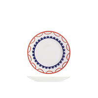 H&H Zephyra Service de Table En Porcelaine - Set de 18 Pcs