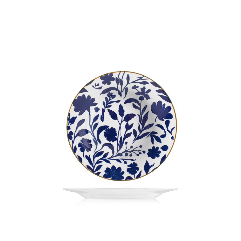 H&H Royal Petals Dinnerware Set In Porcelain - Set of 18 Pcs