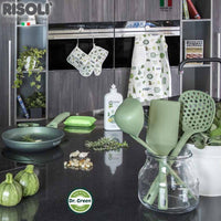 Risoli Dr Green Stone sartén baja antiadherente de aluminio