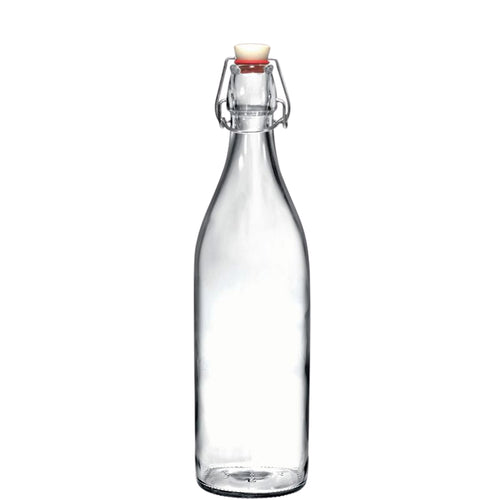 1 Litro Bormioli Rocco Giara Bottiglia Acqua In Vetro Set 6 Pezzi