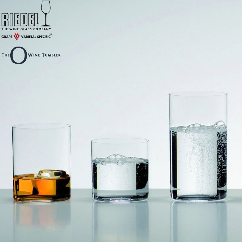 33 Cl Riedel O Whisky Vaso de whisky de vidrio Set de 2 piezas