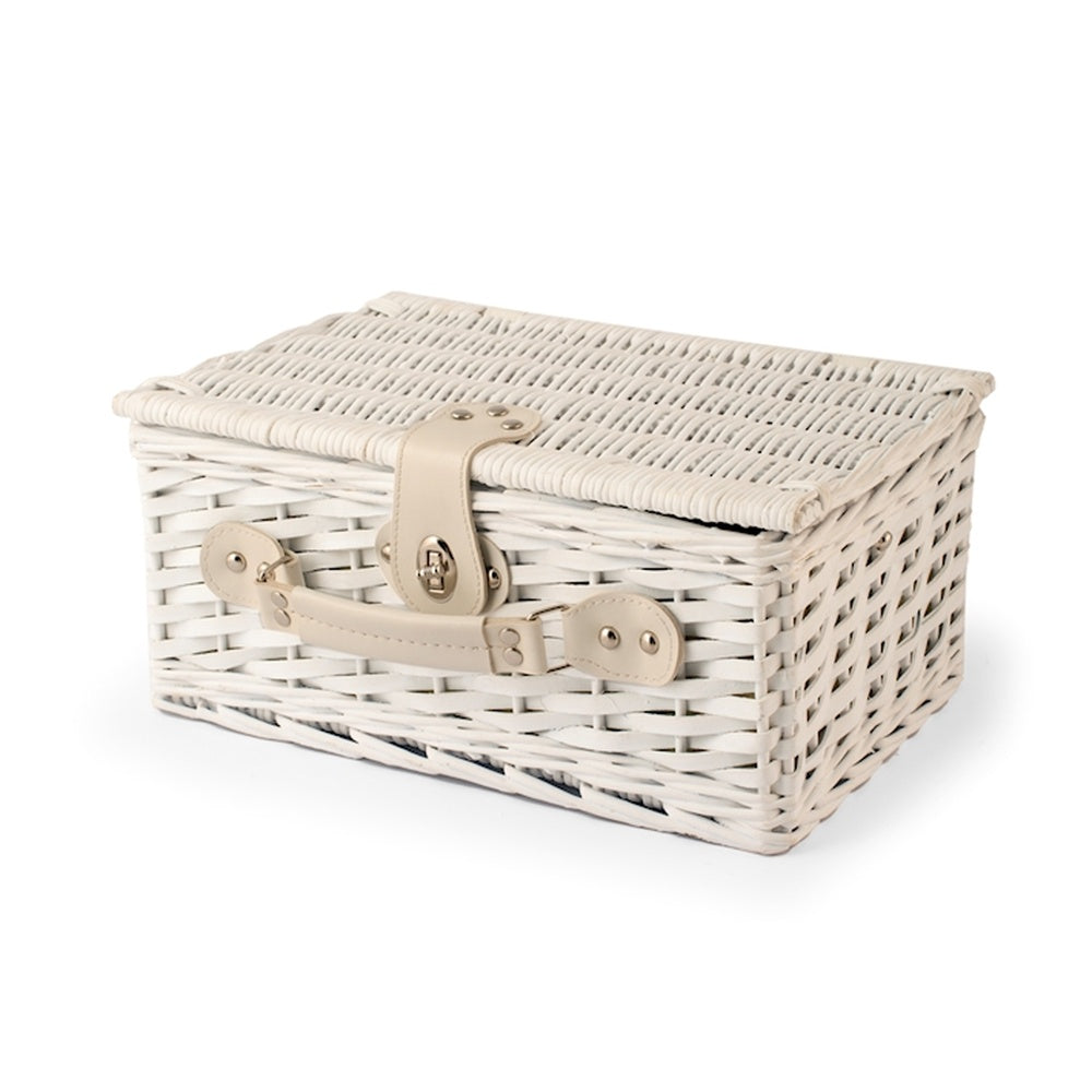 H&H Pic Nic Picknickkorb Für 2 Personen Mit Geschirr In Rattan