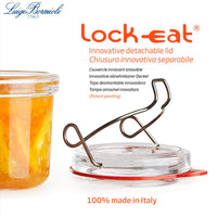 Bormioli Luigi Lock Eat Set Luchtdichte Glazen Potten Set van 3 St.