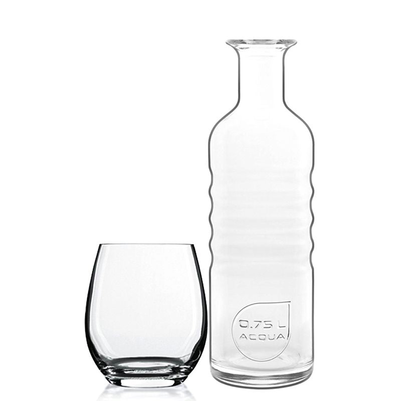 Bormioli Luigi Hydrosommelier Wasserglas-Set aus Glas Set mit 7 Teilen