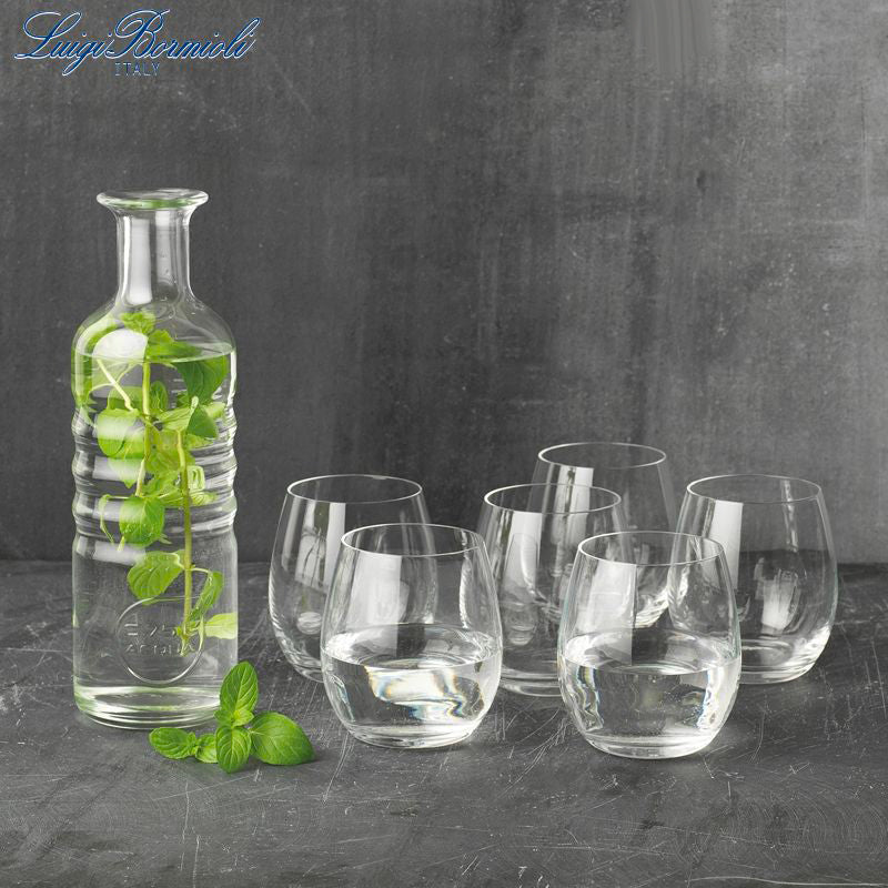 Bormioli Luigi Hydrosommelier Wasserglas-Set aus Glas Set mit 7 Teilen