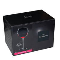 50 Cl Chef And Sommelier Macaron Red Wine Glass in Glass Set of 6 Pieces