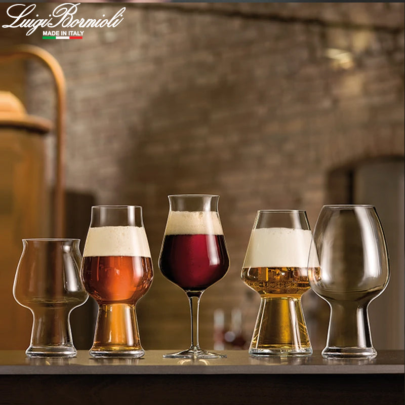 54 Cl Bormioli Luigi Birrateque Copa de Cerveza en Vidrio - Set de 2 Piezas