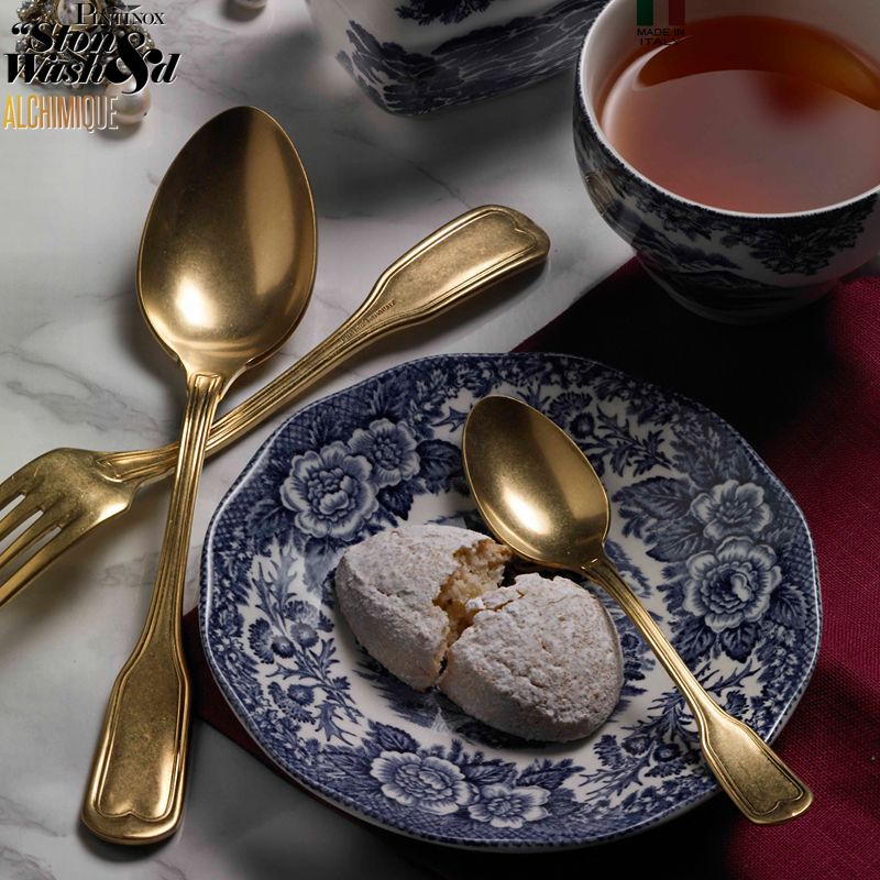 Pintinox Vittoriale Fourchette à Dessert En Acier Inoxydable Set de 12 Pcs