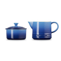 Le Creuset Evolution milk and sugar set milk jug 30 cl with sugar jar in vitrified stoneware - set of 2 pieces