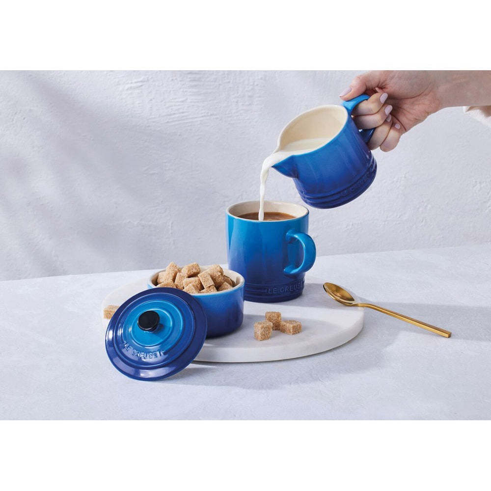 Le Creuset Evolution milk and sugar set milk jug 30 cl with sugar jar in vitrified stoneware - set of 2 pieces
