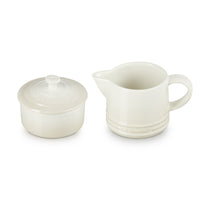 Le Creuset Evolution milk and sugar set milk jug 30 cl with sugar jar in vitrified stoneware - set of 2 pieces