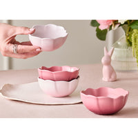 10 cm - Le Creuset Anemone Flower Bowl in Stoneware Set of 4 Pcs