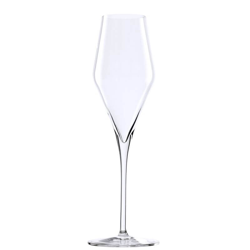 29 2 Cl Stolzle Lausitz Quatrophil Copa flute de vidrio Set de 6 piezas