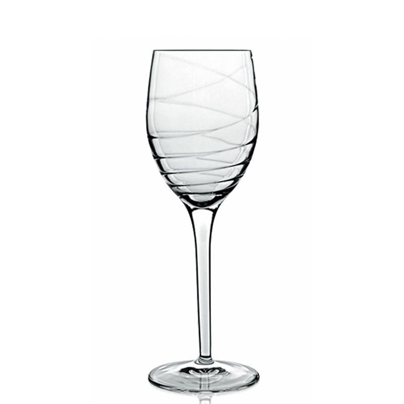 38 Cl Bormioli Luigi Romantica Verre à Vin Rouge en Verre - Lot de 4 Pièces