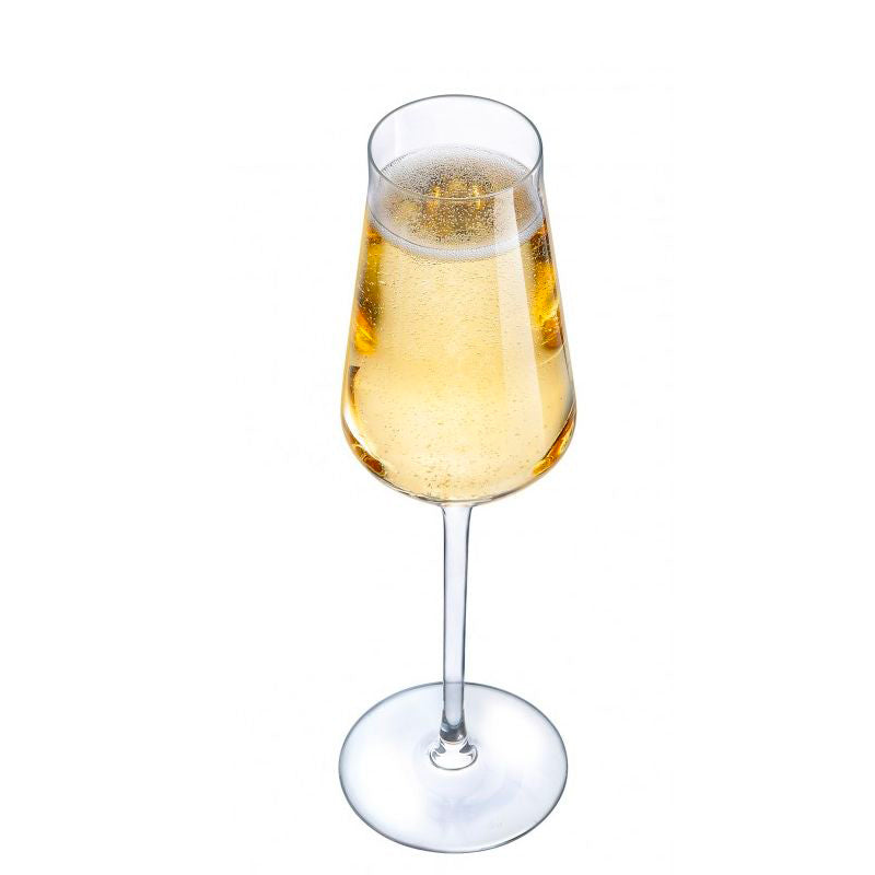 21 Cl Chef And Sommelier Reveal Up Champagnerflöte aus Glas Set mit 6 Teilen