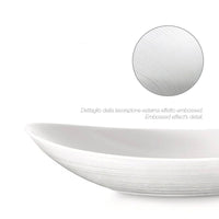 Bormioli Rocco Prometeo Service de Vaisselle en Verre Opale - Lot de 18 Pcs