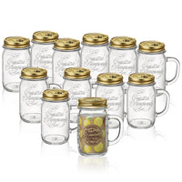 41 5 Cl Bormioli Rocco Quattro Stagioni Bocal avec Anse - Lot de 12 Pcs