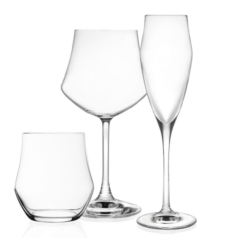 Rcr Ego Wijnglazenset van glas set van 18 stuks