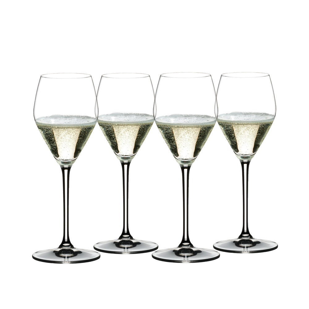 32.2 cl - Riedel Prosecco Calice Flute In Vetro Set 4 Pz