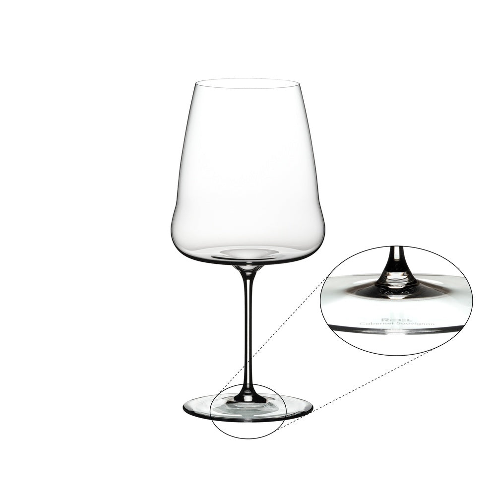 100.2 cl - Riedel Winewings Cabernet Merlot Rode Wijnglas In Glas - Set van 2 Stuks