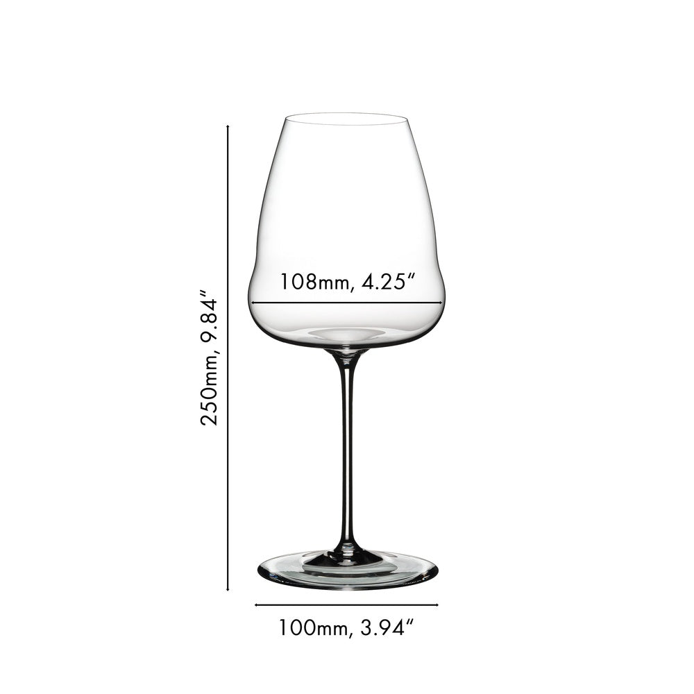 74.2 cl - Riedel Winewings Champagne Proefglas In Glas - Set van 2 Stuks