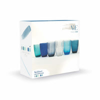 30 Cl Villa D Este Kalahari Waterglas in Glas - Set van 6 Stuks