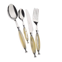 Bugatti Country Cutlery Set Polished Ferrule Stainless Steel Set of 24 Pcs