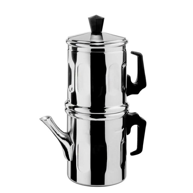 Ilsa Diamante Caffettiera Napoletana In Alluminio