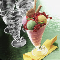32 Cl Bormioli Rocco Fortuna Coupe à glace en verre Set de 3 pièces