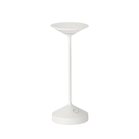 22 cm - Abert Tempo Mini rechargeable table lamp in aluminum