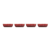 Le Creuset Tradition Mini Moldes de Tarta en Gres Esmaltado - Set de 4 Pzs
