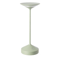 28 cm - Abert Tempo Lampada Da Tavolo Ricaricabile In Alluminio
