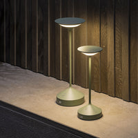 28 cm - Abert Tempo Lampada Da Tavolo Ricaricabile In Alluminio