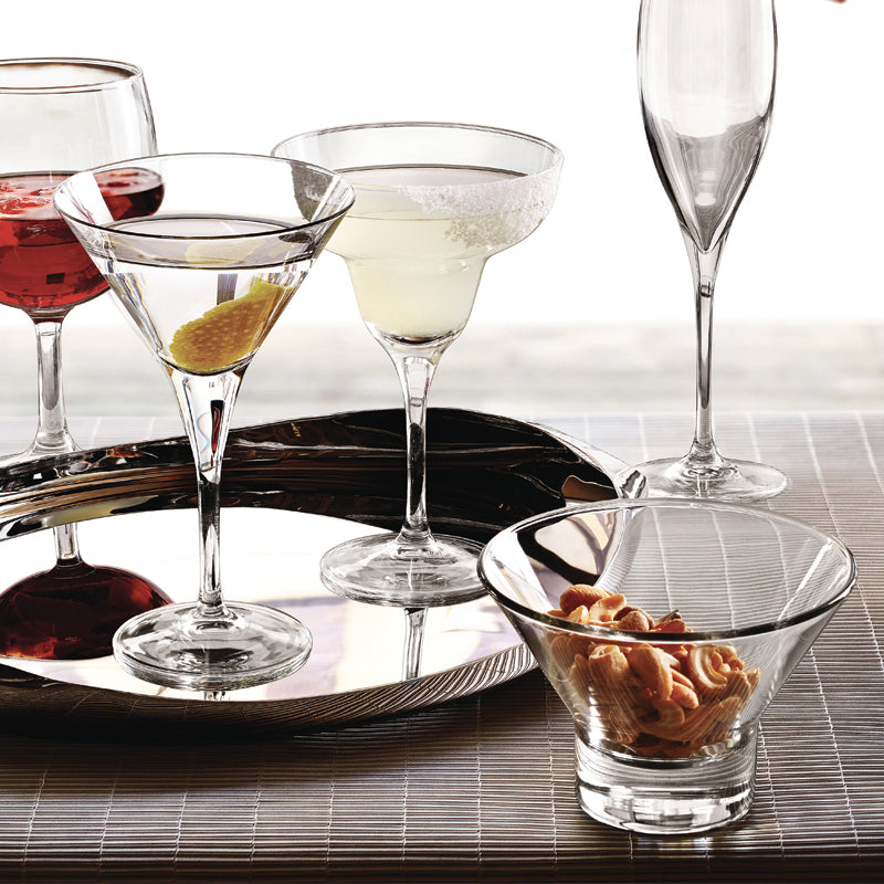 33 Cl Bormioli Rocco Ypsilon Margarita Glass in Glass Set of 6 Pieces