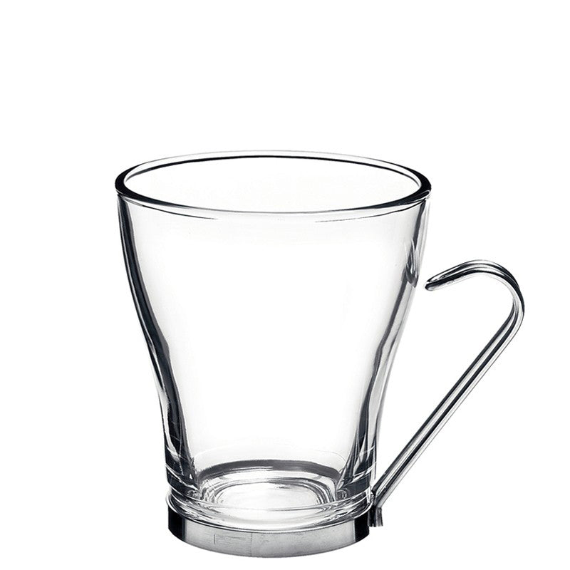 23 5 Cl Bormioli Rocco Oslo Bicchiere Cappuccino In Vetro Temperato Set 3 Pezzi