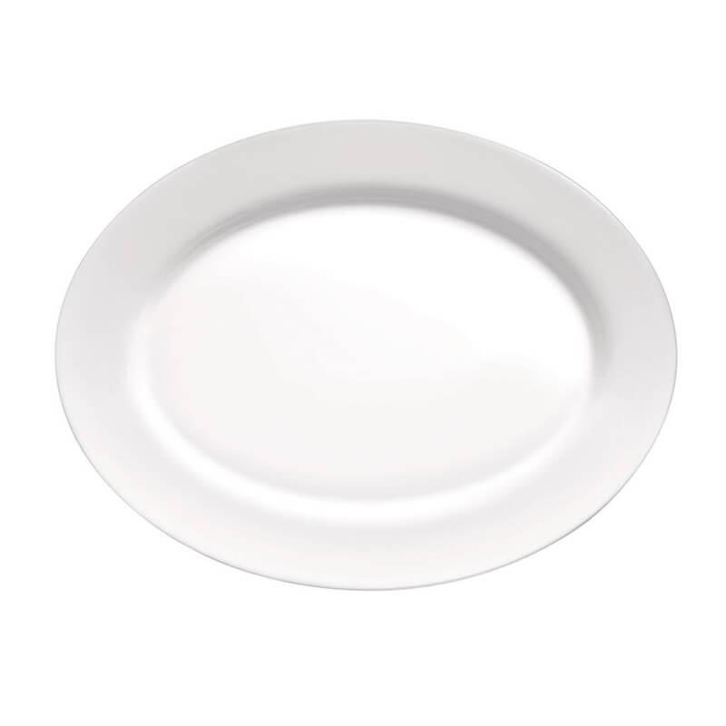 35 Cm Bormioli Rocco Grangusto Piatto Portata In Vetro Opale Temperato Set 6 Pz