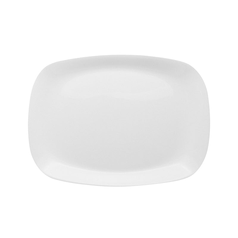 21 7 Cm Bormioli Rocco Grangusto Serving Platter in Tempered Opal Glass Set of 6 Pcs