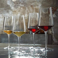 74 Cl Bormioli Luigi Intenso Verre à vin rouge en verre Set de 6 pièces