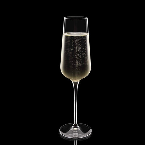 24 Cl Bormioli Luigi Intenso Flute Glass in Glass Set of 6 Pieces