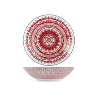 23.5 cm - H&H Nomad Bruno Barbieri Ensaladera texturas surtidas de porcelana premium - Set de 2 pz