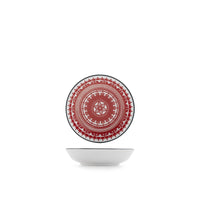 10 cm - H&H Nomad Bruno Barbieri Coupe Poke Texture Assorties en Porcelaine Premium - Lot de 6 Pcs