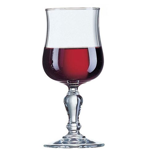 17 Cl Arcoroc Normandie Red Wine Glass In Tempered Glass Set 12 Pcs