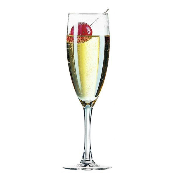 19 Cl Arcoroc Princesa Copa Flute En Vidrio Templado Set 6 Piezas