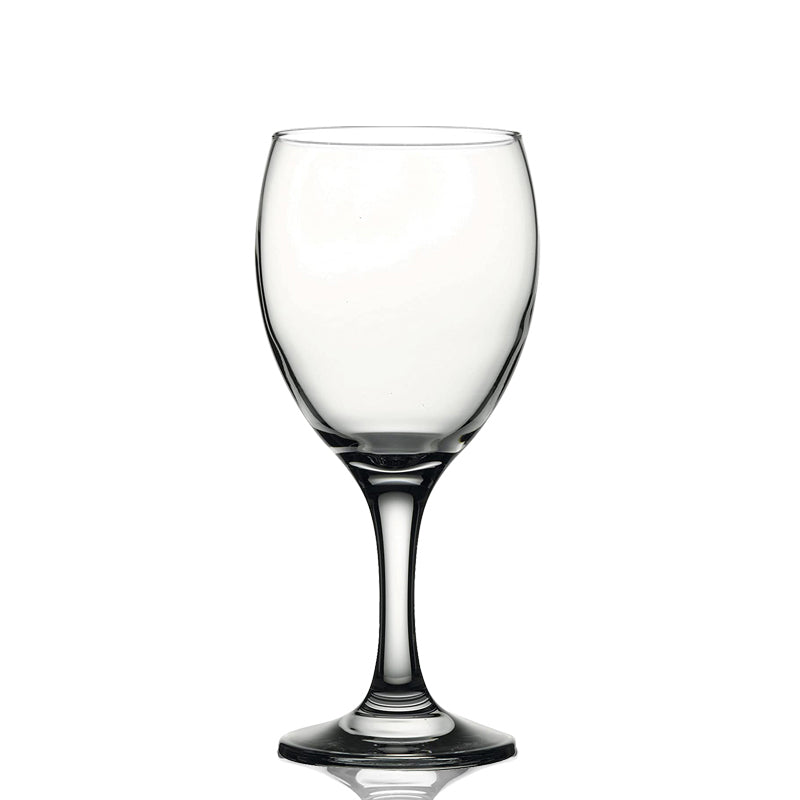 25 Cl Pasabahce Imperial Rotweinglas aus Glas Set mit 12 Teilen