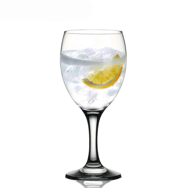25 Cl Pasabahce Imperial Rotweinglas aus Glas Set mit 12 Teilen