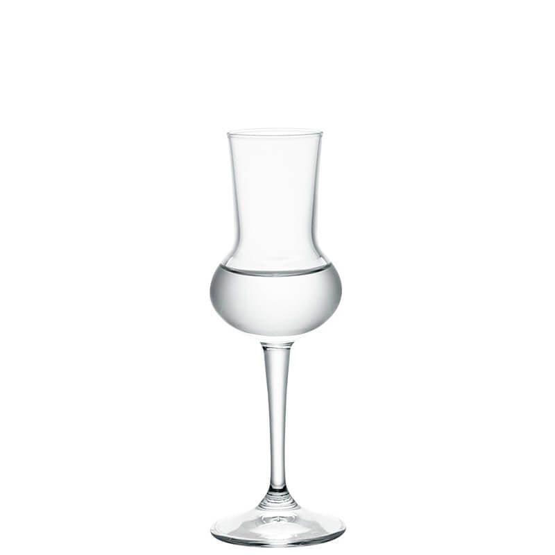 8 Cl Bormioli Rocco Restaurant Grappa Glass in Glass Set of 12 Pieces